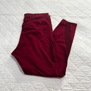Old Navy Maroon Elevate Leggings L